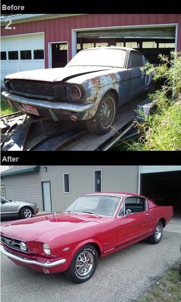 السيارات القديمة قبل وبعد